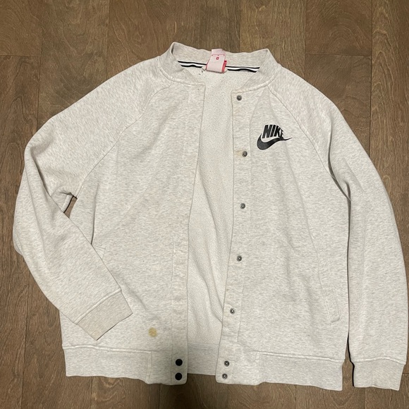 Grey Nike Bomber Jacket size M - Picture 2 of 6